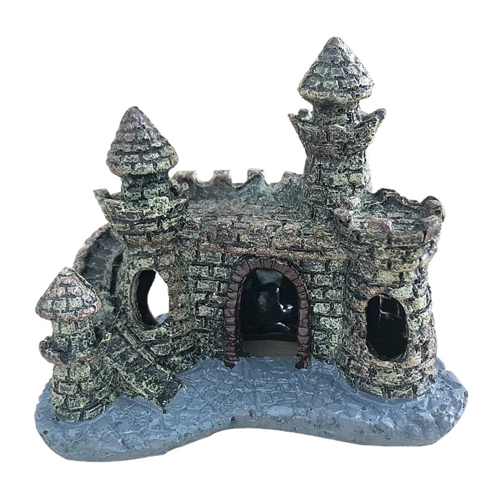 AYWTIUN aquarium ornaments 1Pcs Aquarium Resin Castle Fish Tank Decorations Tower Ornaments Accessories Decoration
