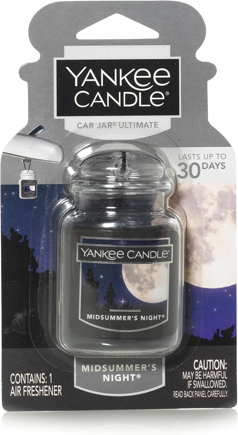 Yankee Candle Car Air Fresheners, Hanging Car Jar® Ultimate MidSummer's Night