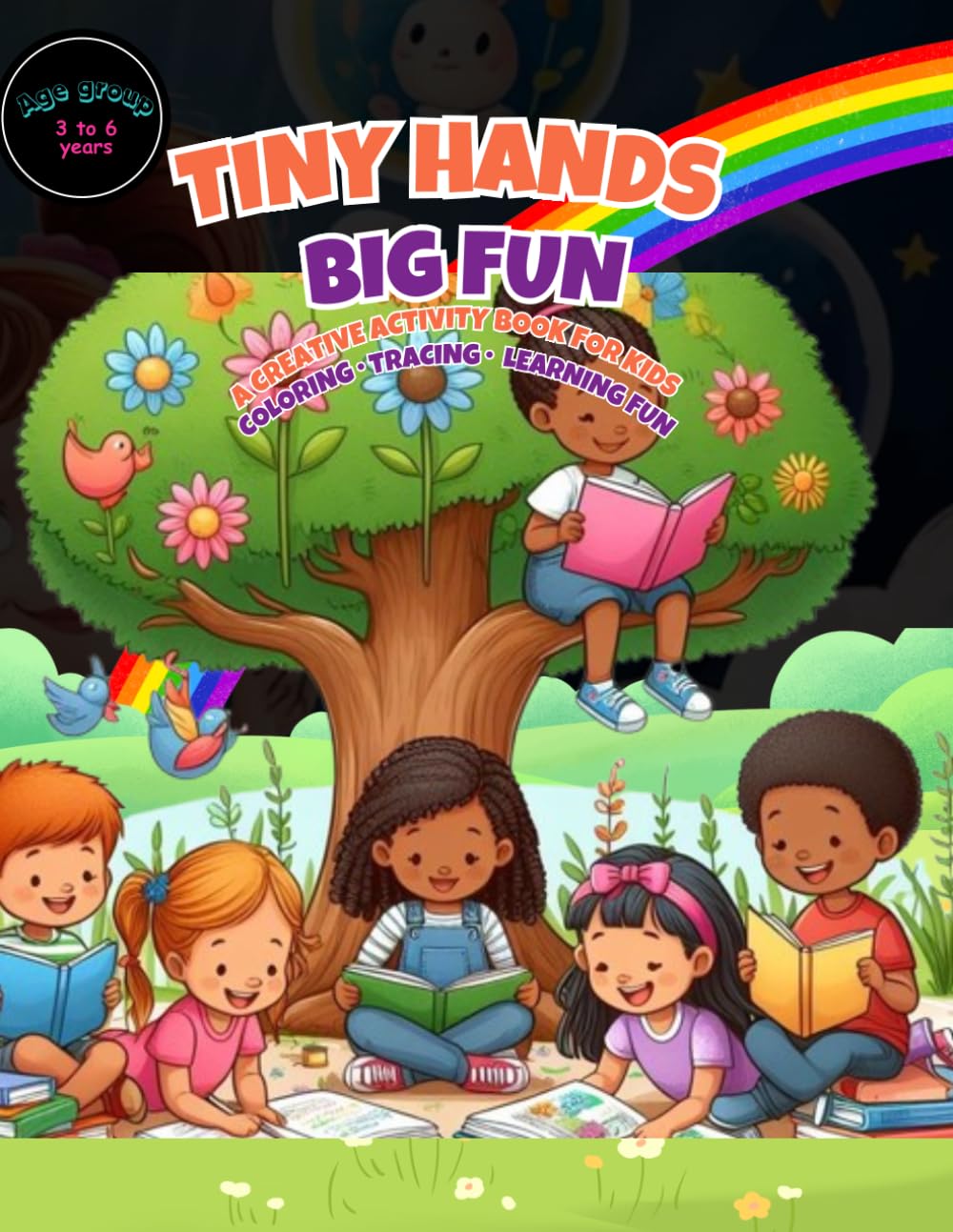 Tiny Hands Big Fun: A Creative Activity Book for Kids - Coloring • Tracing • Learning Fun