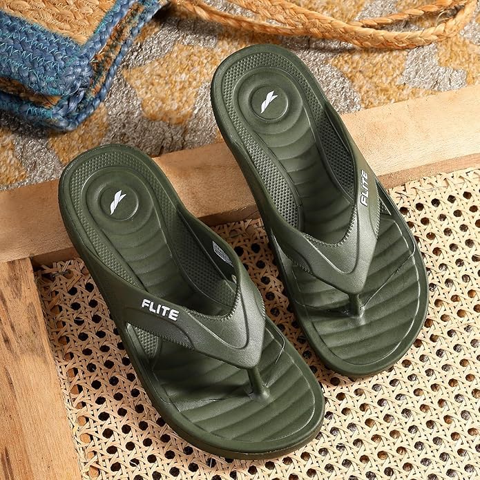 Image of FLITE Men's FL-483 Flip Flops | Lightweight EVA Slippers for Men | Comfortable Casual DailyUse Chappal | Anti-Slip Sole Soft Footbed