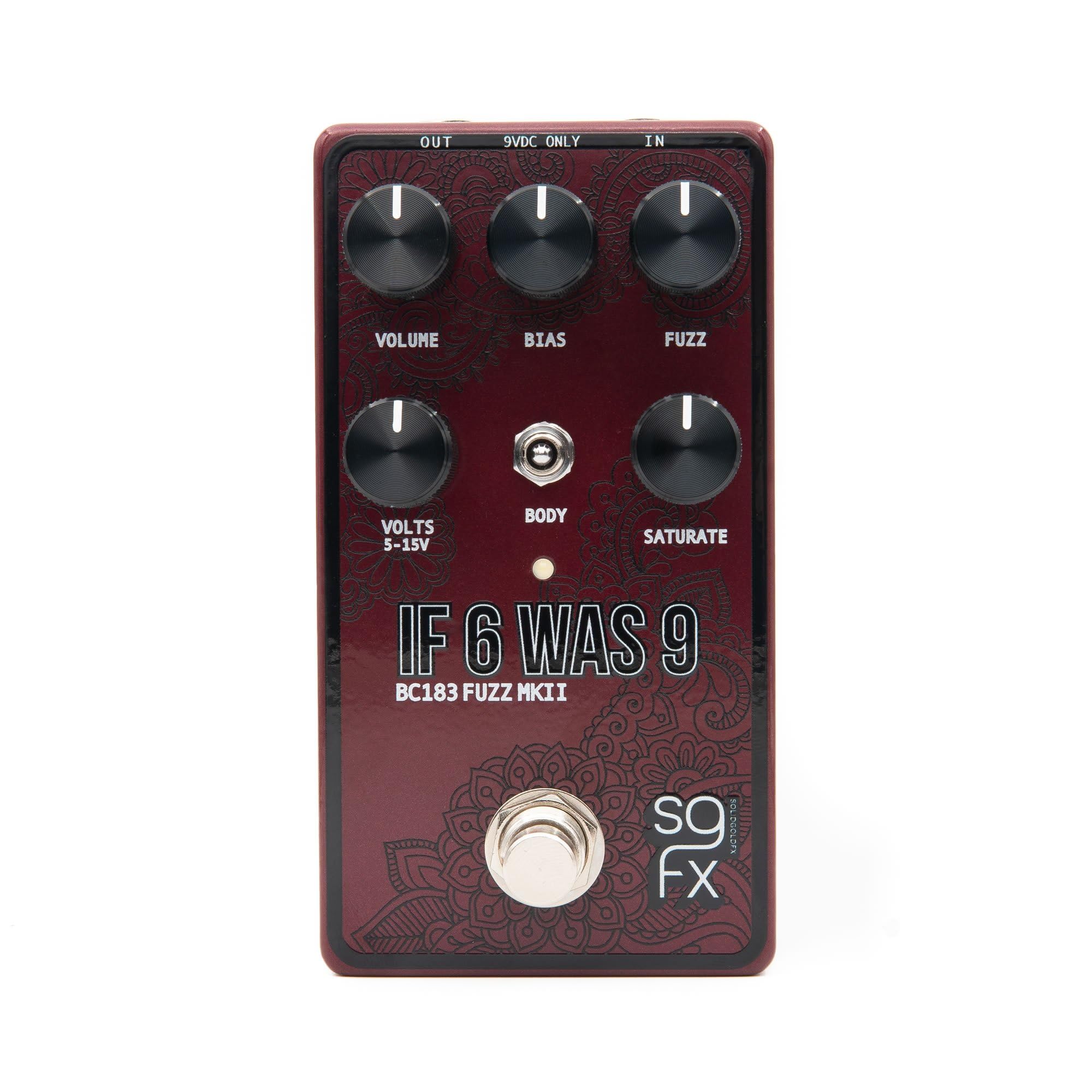Amazon.com: SolidGoldFX If 6 was 9 MKII Fuzz/Distortion Pedal