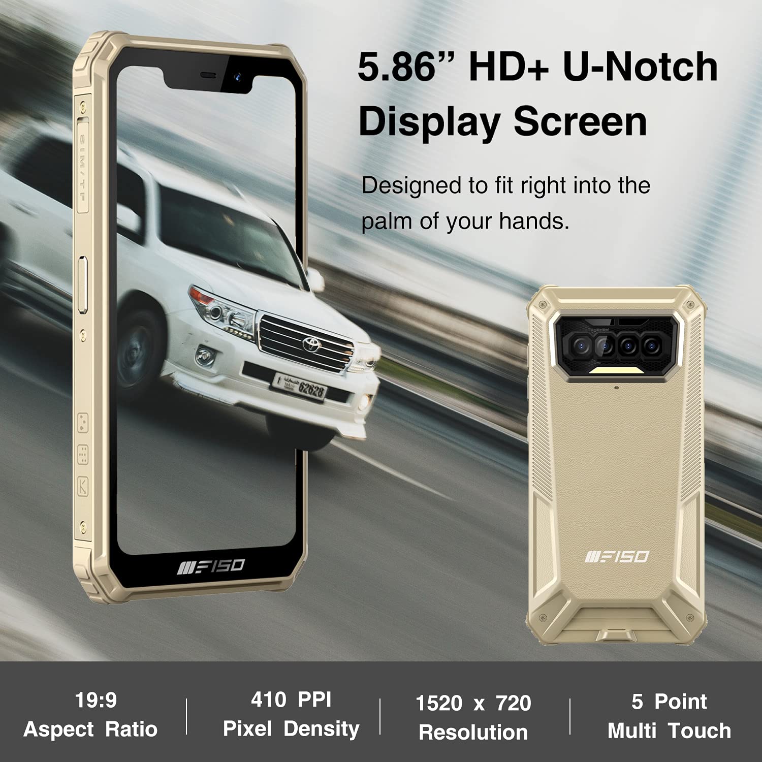 Rugged Smartphone, IIIF150 B2021 4G Dual Sim Free Mobile Phone