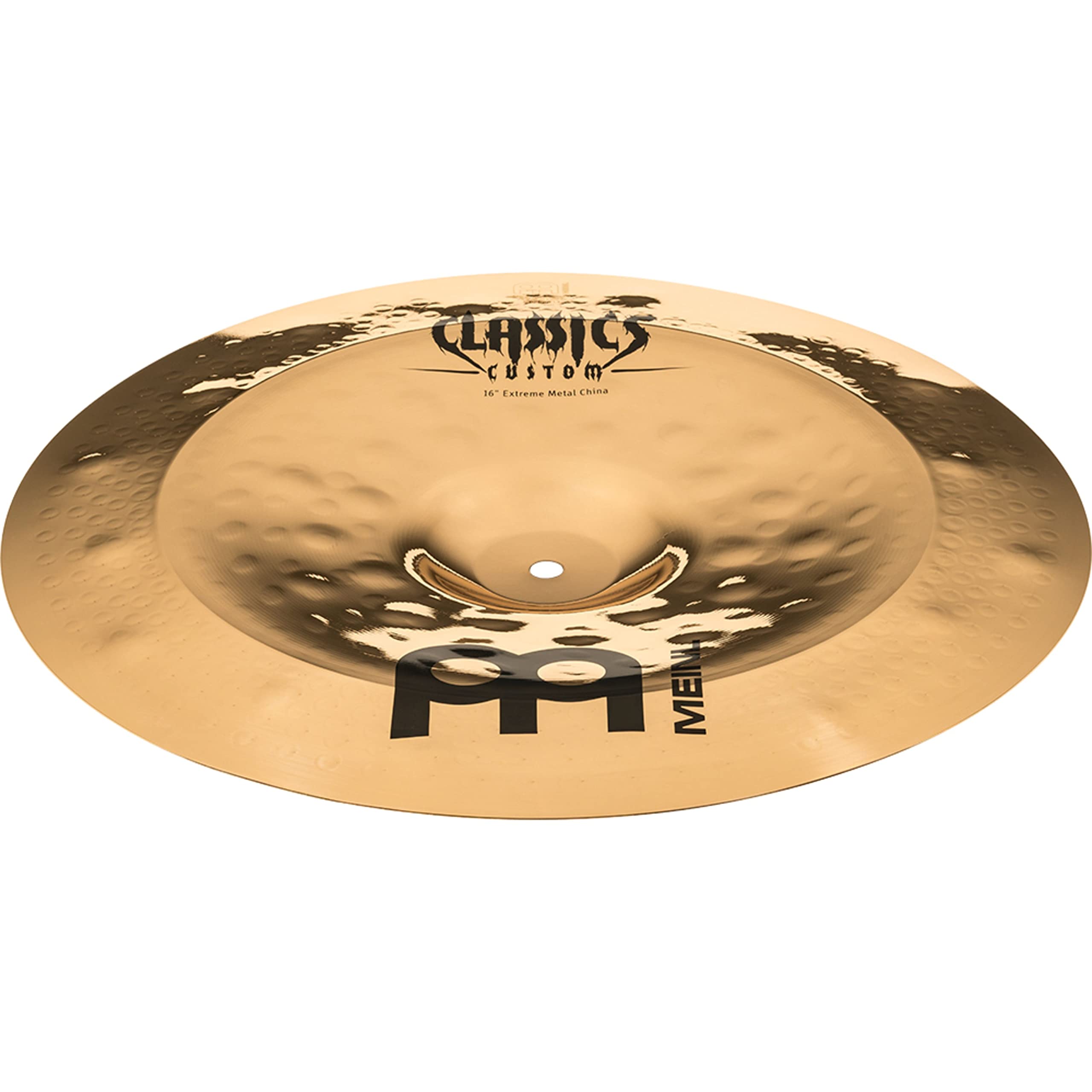 Meinl Cymbals Classics Custom Extreme Metal China — 16 Zoll (Video) Schlagzeug Becken (40,64cm) B12 Bronze, Brilliantes Finish (CC16EMCH-B)