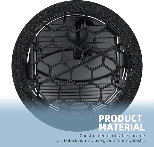 Miniatura 5 de DC3Z19893BA - Conducto de ventilación de aire y HVAC para salpicadero, cromado, compatible con Ford F250 F350 F450 F550 Super Duty 2011-2016.