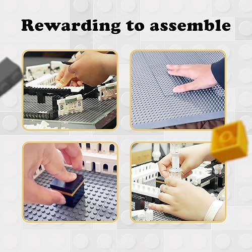 Miniatura 6 de Alif and Friends Masjid Al Haram - Juego de bloques de construcción, más de 2000 piezas, regalos perfectos para niños, regalos islámicos, gran