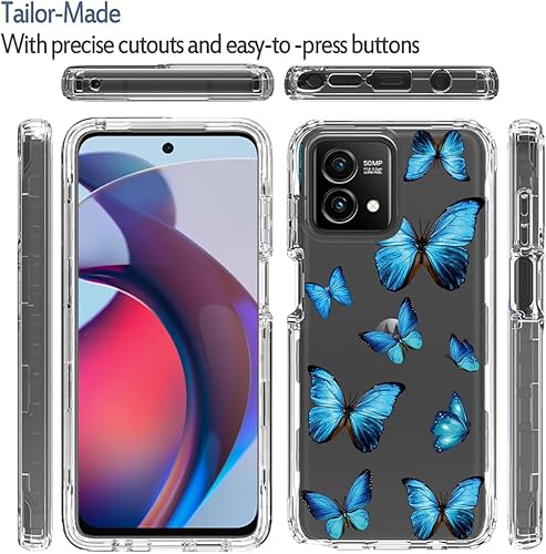 Miniatura 5 de sidande Funda para Moto G Stylus 5G 2023Motorola G Stylus 2023 5G con protector de pantalla de vidrio templado, funda protectora de cuerpo completo