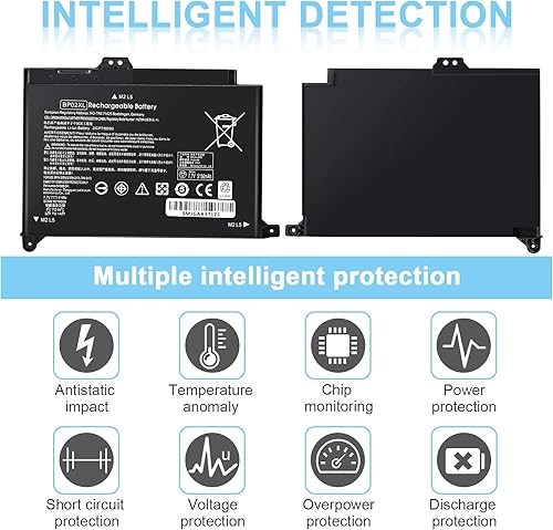 Vista 53 de TSKYBEAR P106 PI06 PI09 P109 710416-001 710417-001 Batería para portátil compatible con HP Envy, Envy TouchSmart, Pavilion,Pavilion TouchSmart 14 15