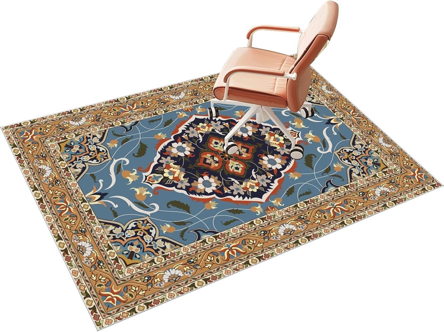 Tapis de Sol Protection Chaise de Bureau Sol Dur, Color-1599a, 140 x 190 cm
