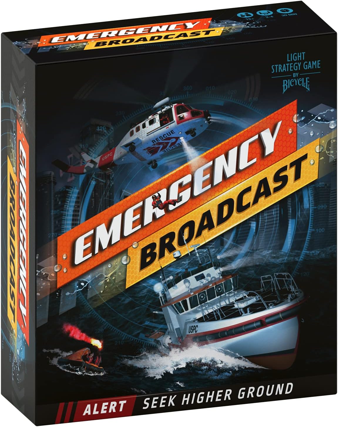 Bicycle Emergency Broadcast Board Game
