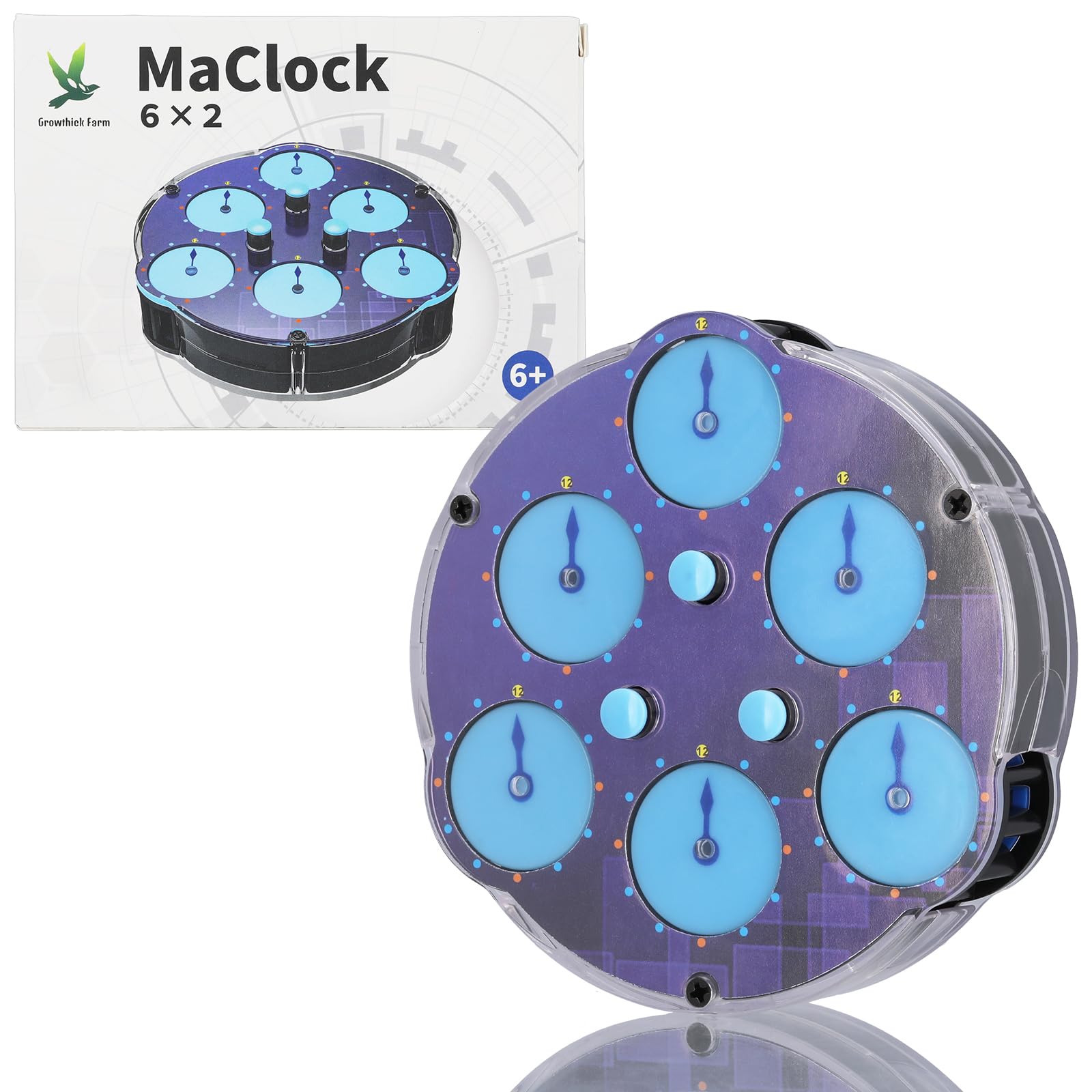Amazon | MaClock スピードパズル 時計型パズル 脳トレ 知育玩具