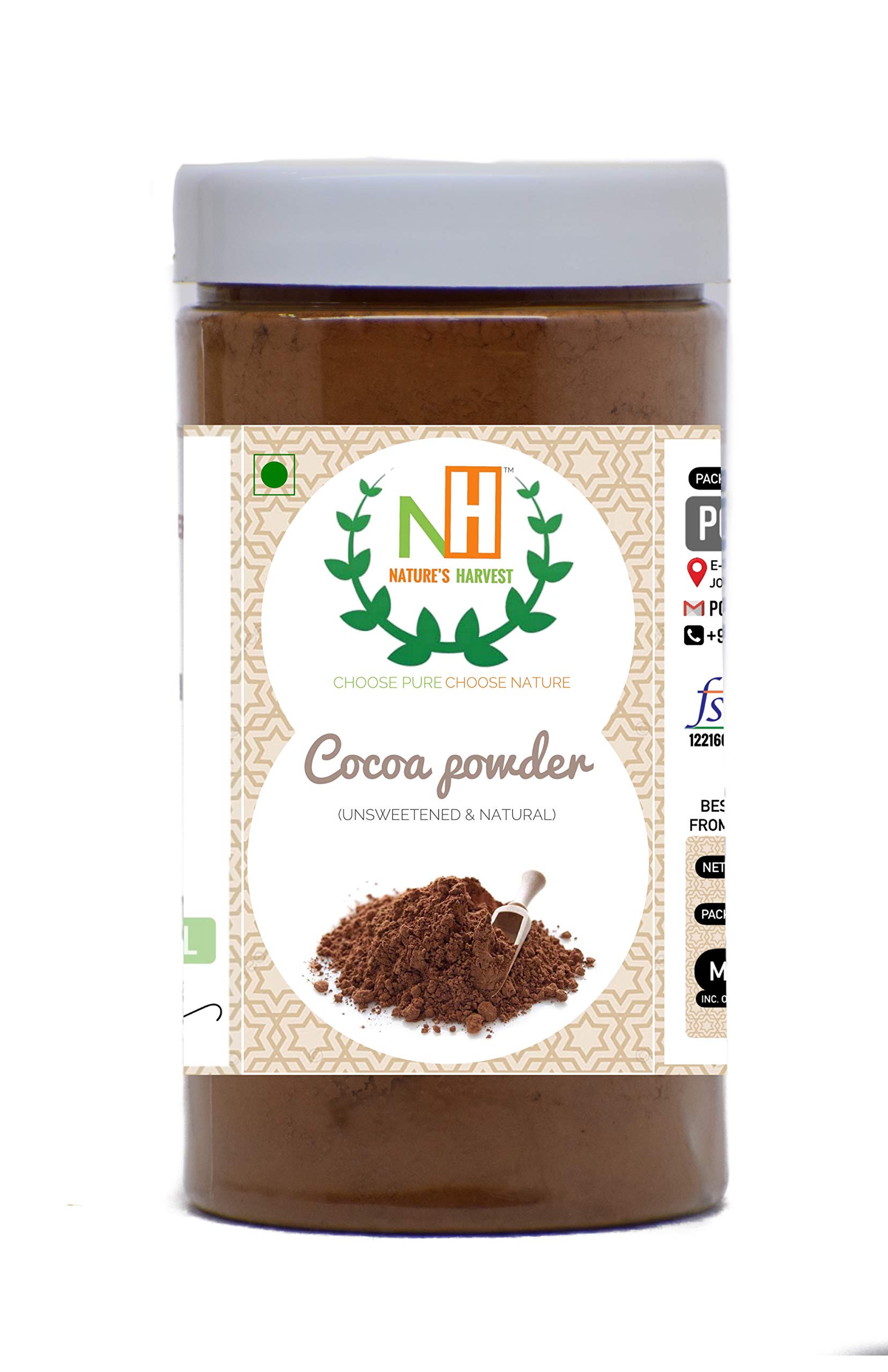 NATURES HARVEST Cocoa Powder - Unsweetened and Natural (300g) (B08CPW9VKX) Amazon Price History, Amazon Price Tracker