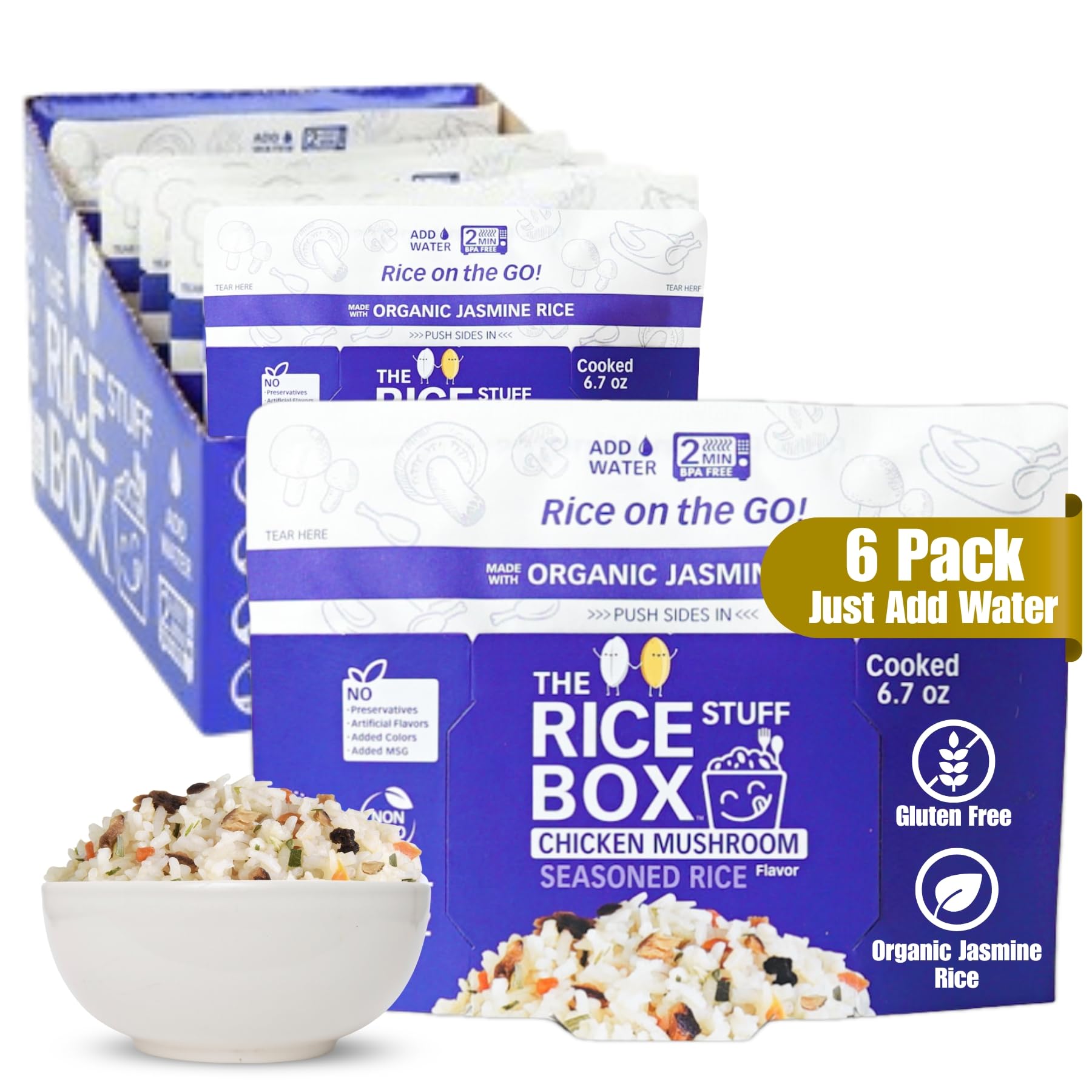 Amazon.com : Instant Rice Box - Non GMO & Gluten Free Seasoned