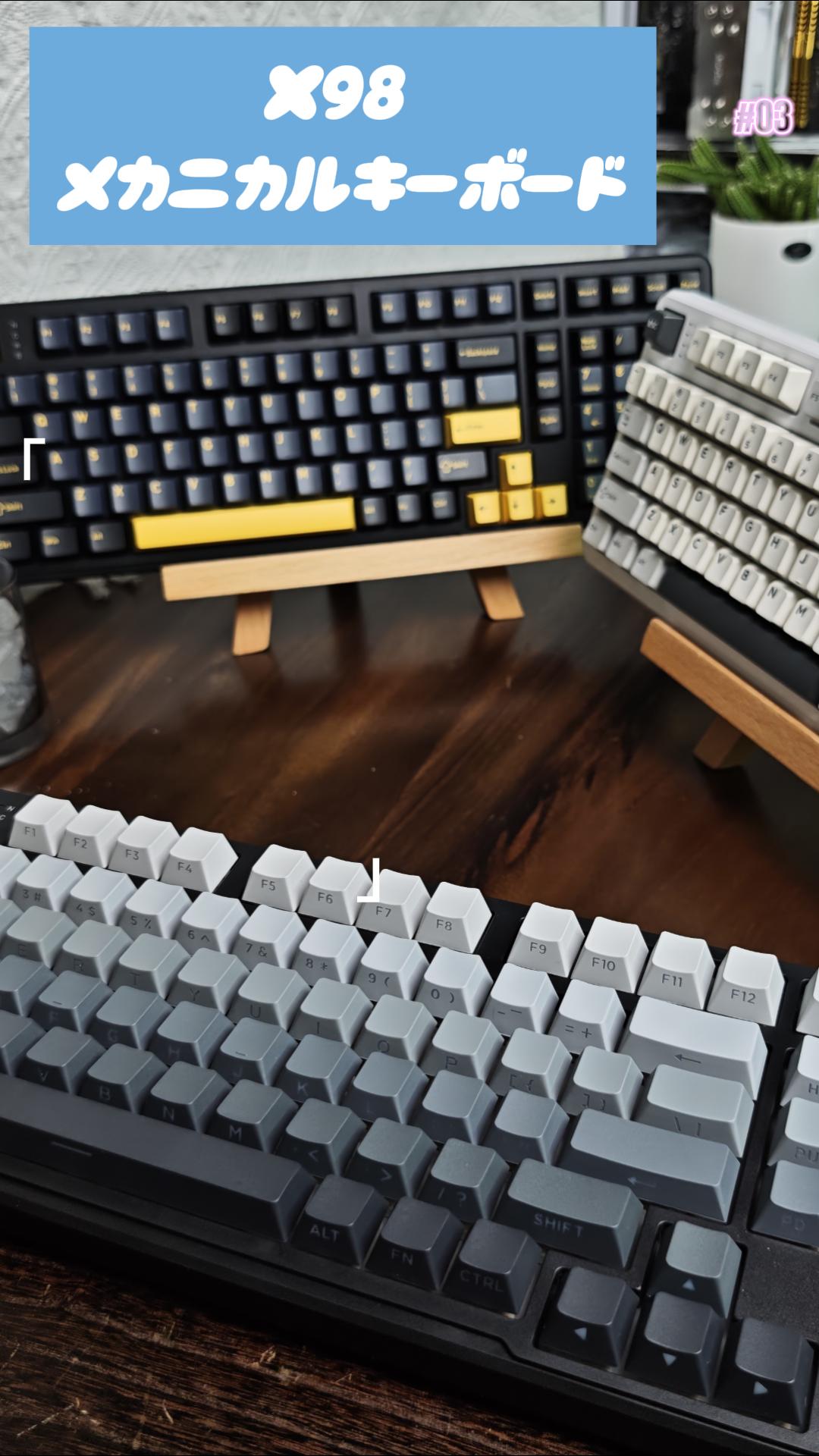 Amazon | MAMBASNAKE × ATTACK SHARK X98PRO ゲーミングキーボード 98