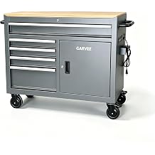 GarveeTech 46 Inch Rolling Tool Chest, 5-Drawer 1-Door Garage Tool Cabinet
