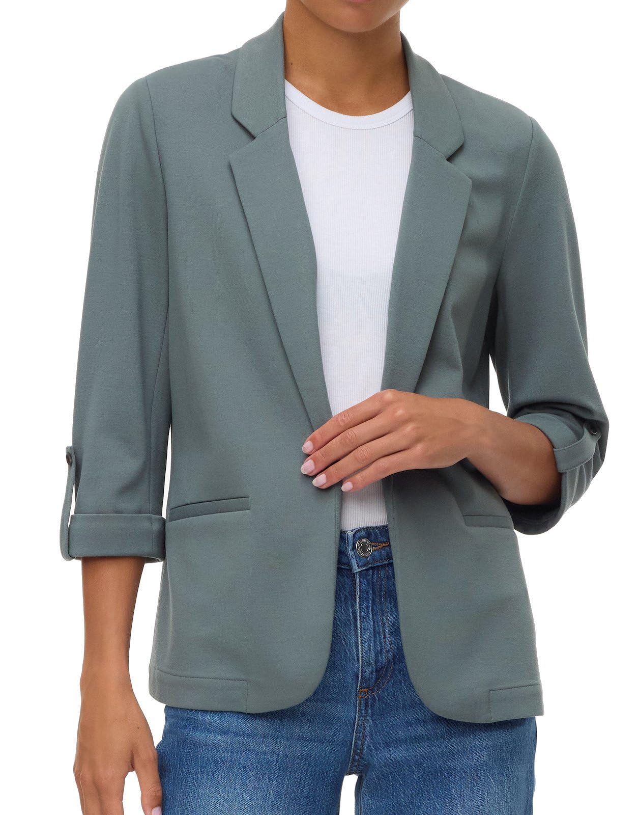 VERO MODA Damen Vmeva 3/4 Loose Blazer Noos