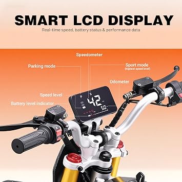 HOVER HEART Electric Dirt Bike for Teens Adults, 3000W Electric Bike
