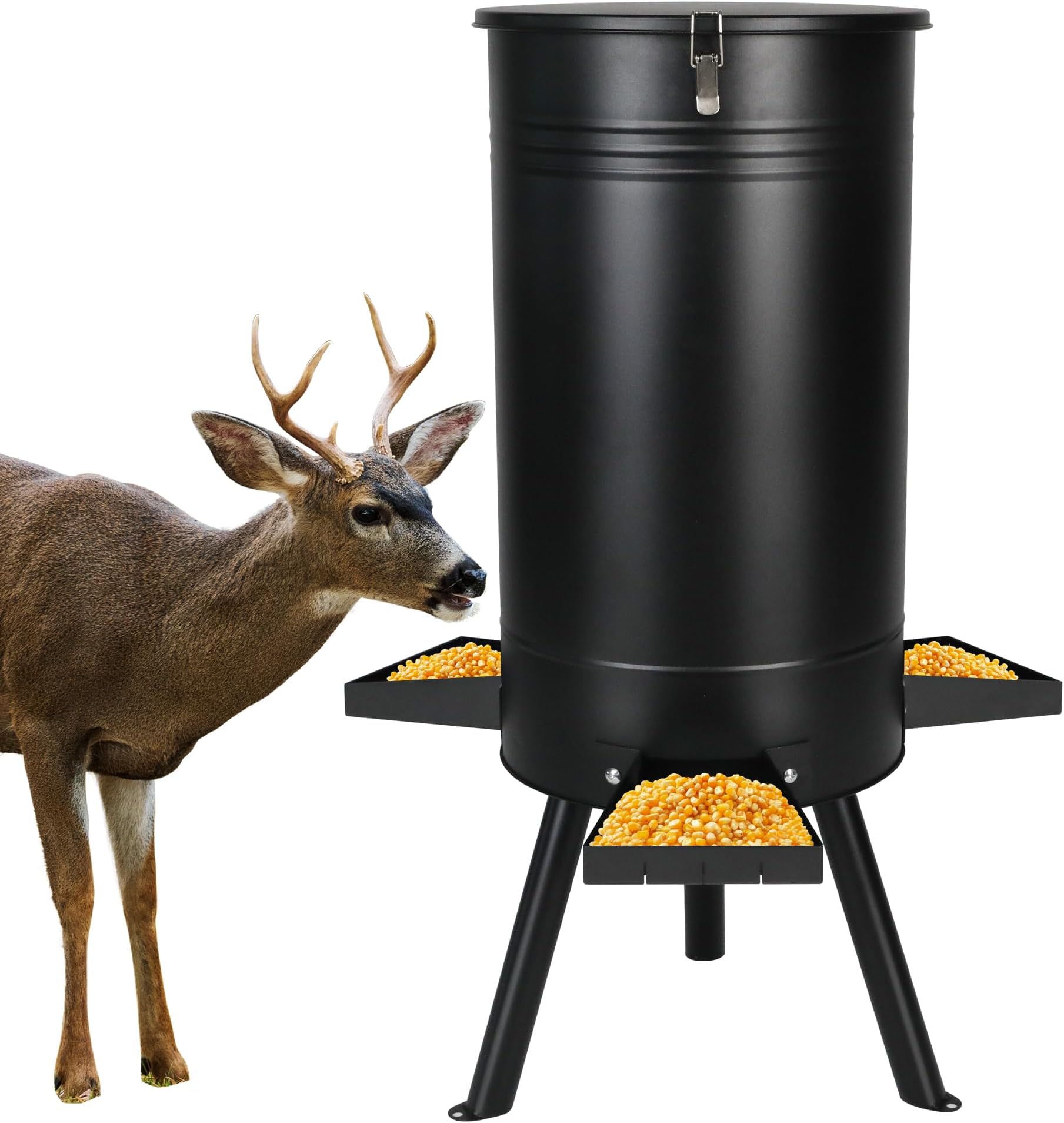 Trustump 35Gallon Gravity Deer Feeder Patio, Lawn & Garden