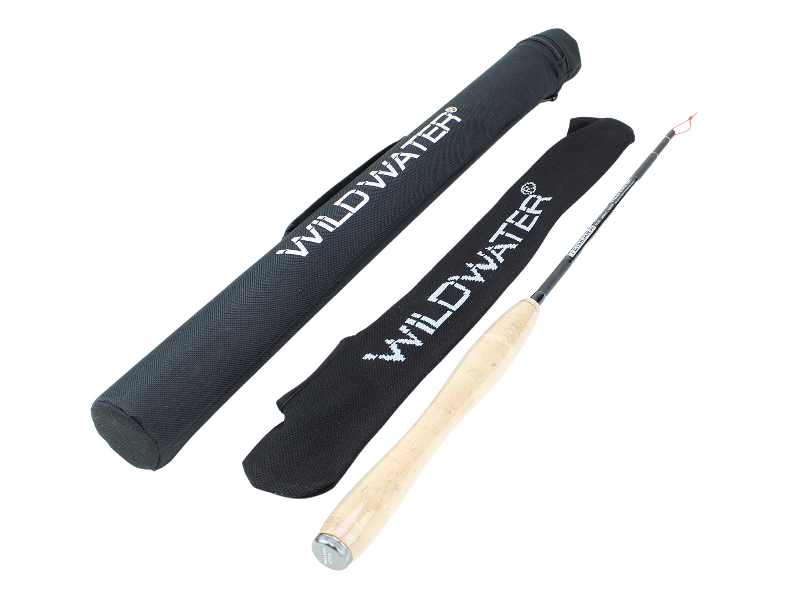 Wild Water Fly Fishing Tenkara Rod, Hard Tube Rod Case with Knitted Rod Sock