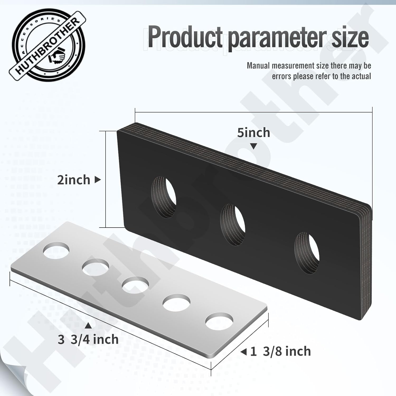 Snow Blower Impeller Modification Kit Universal 3/8 3-Blade, for Modifies 2-Stage Machine, (3)