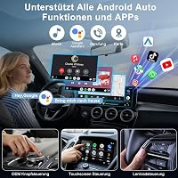 Adaptor wireless Android Auto Uniytriox pentru videoclipuri YouTube și TikTok, comutare rapidă, pentru telefoane cu Android 11 sau o versiune ulterioară 4