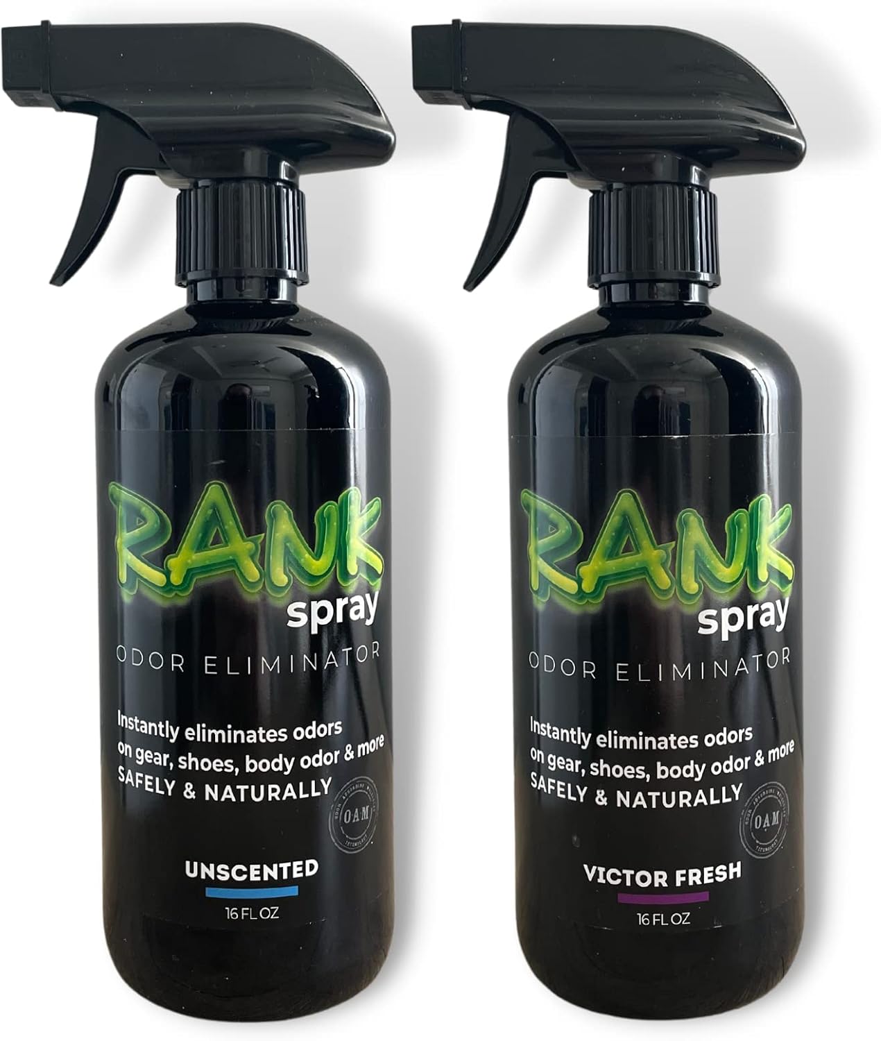 Odor Eliminator For Strong Odor: Quickly Banish Body & Sweat Odor From Boxing Gloves, Yoga Mats, Gym Bag, Hats, Cleats, & More! Safe Sports Gear Deodorizer - 2 16 oz Bottles Mixed Pack 16 Fl Oz (Pack of 2)