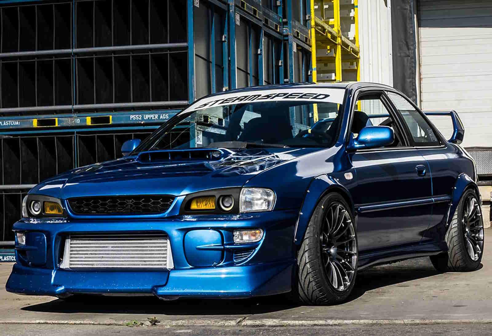 FOR Subaru İmpreza GC8 Headlight + Air duct+ Fog light - Special edition V1 (Right Side LHD)