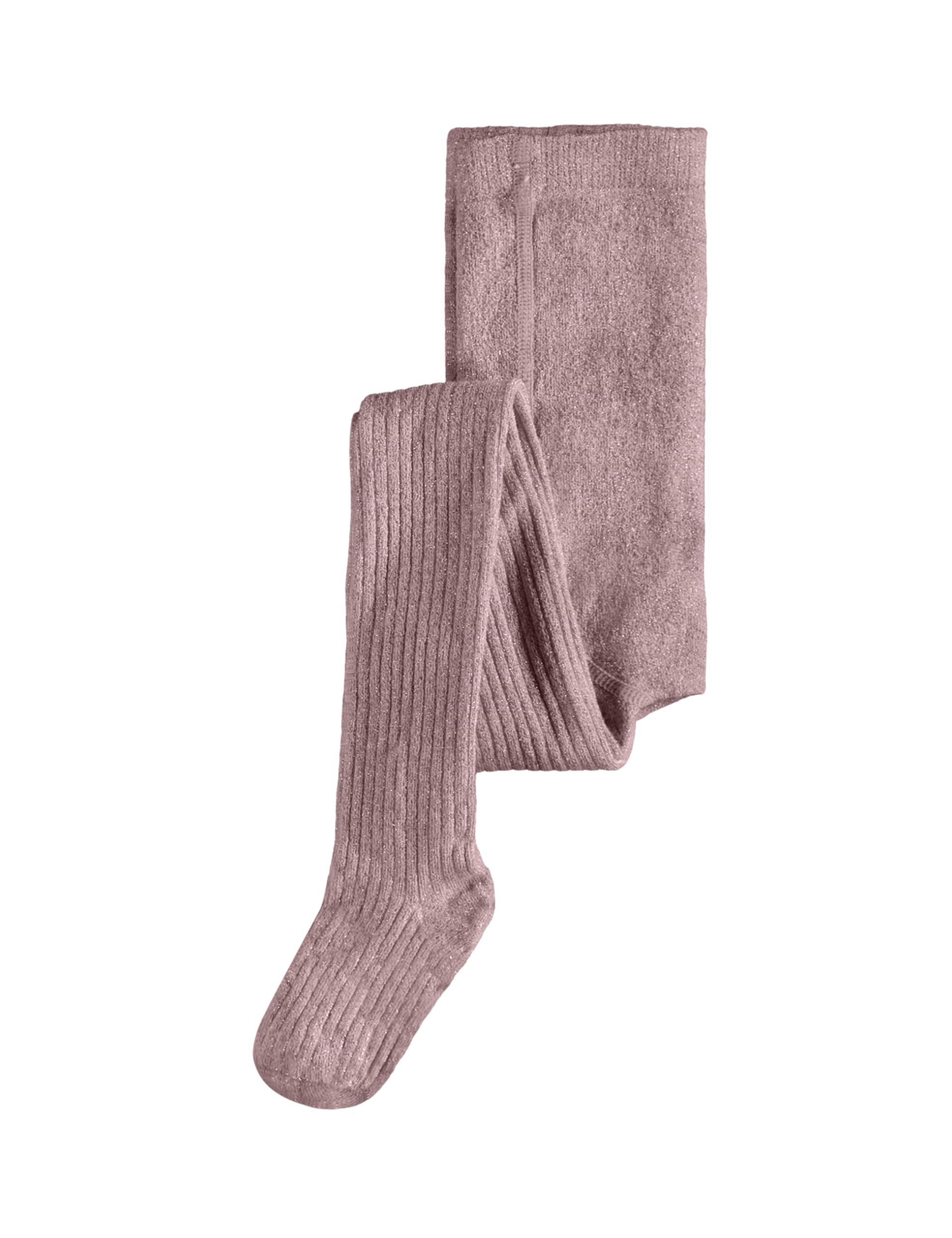 NAME IT Dziewczęce Nkfpantyhose Glitter Rib Noos rajstopy, Wororose, 110-116
