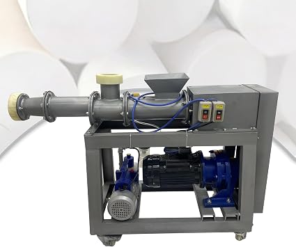 HayWHNKN 110V Stainless Steel Clay Mixer Machine, Dual Shaft Clay Extruder 1500W with Vacuum Gauge, 396LB/H Processing Capacity, 2.36 Outlet, for Bubble-Free Pottery Ceramic Craft in Studio