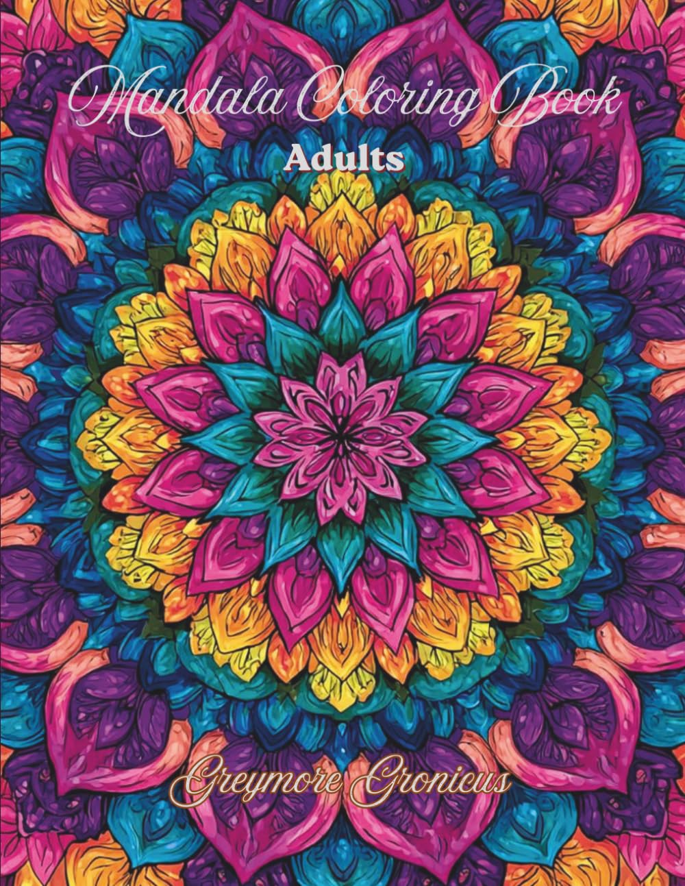 Mandala Coloring Book For Adults: Coloring Book with Simple Mandala Patterns for Adults
