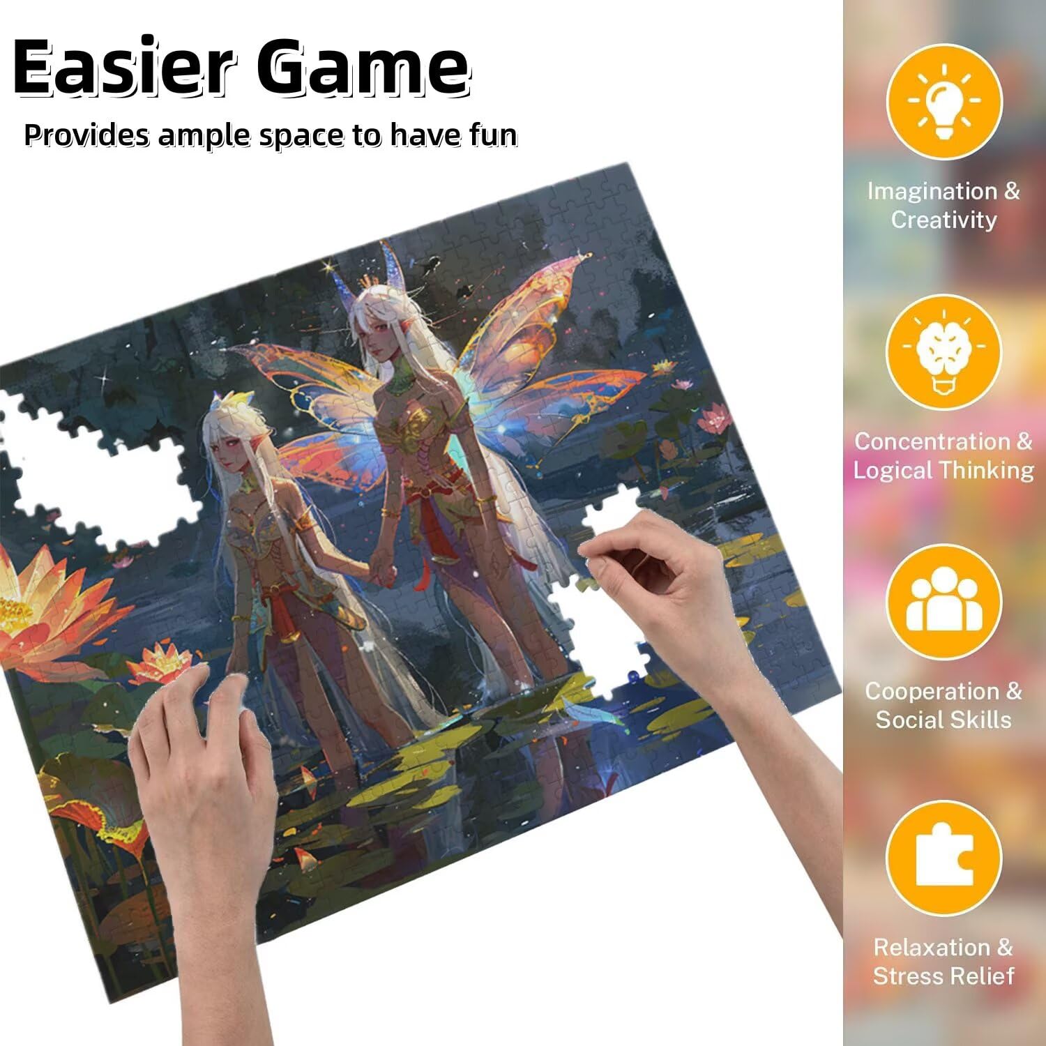 Jigsaw Puzzle, 6000 Pezzi Puzzle Classici, Le Ali Puzzle Rilassamento Intelligence, Mpossibile Difficile Puzzle Impegnativo per Adulti Puzzle Gioco Familiare, Regalo per Amore Amico Donnafr0-1208