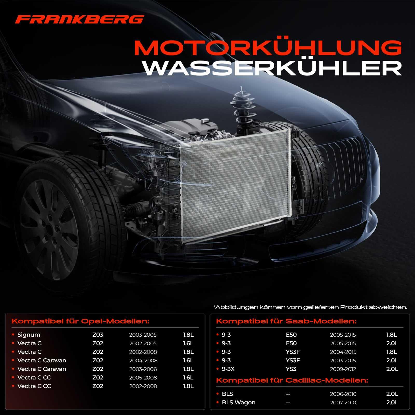 Frankberg Kühlmittelkühler 24418338