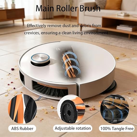 Replacemnt Parts for Dreame X50 Ultra/L50 Pro Ultra/X50 Master/matrix10 Ultra, L40s Pro Ultra, for Mova V50 Ultra Vacamun Cleaners With 2xRoller Brushes 6xSide Brushes 4xFilters 6xDust Bag…