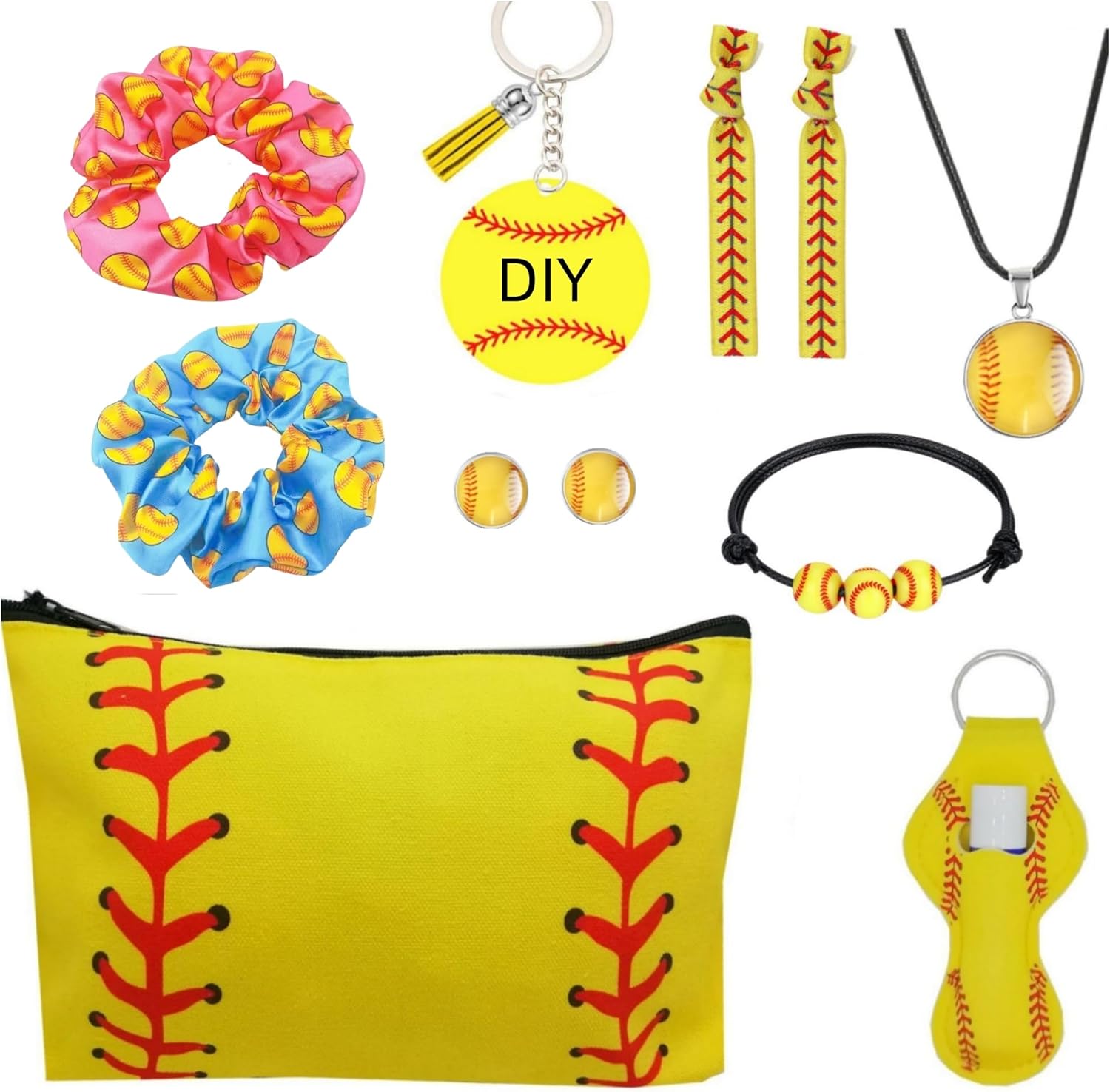 HISEVOG 10pcs Softball Gifts for Girls, Christmas Gifts