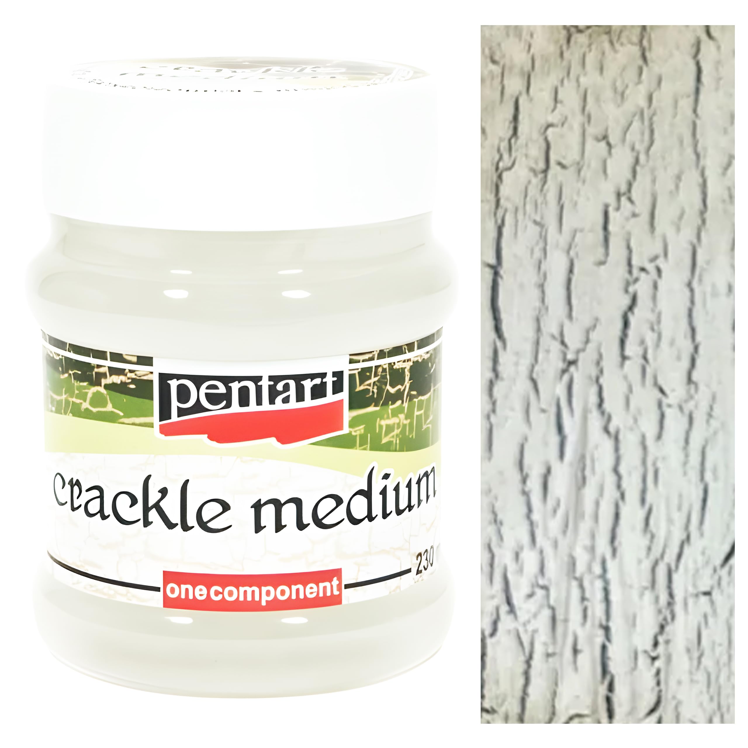 Pentart Cracking Medium One Step 230Ml, Cracking, Hobby Colors, Decoupage