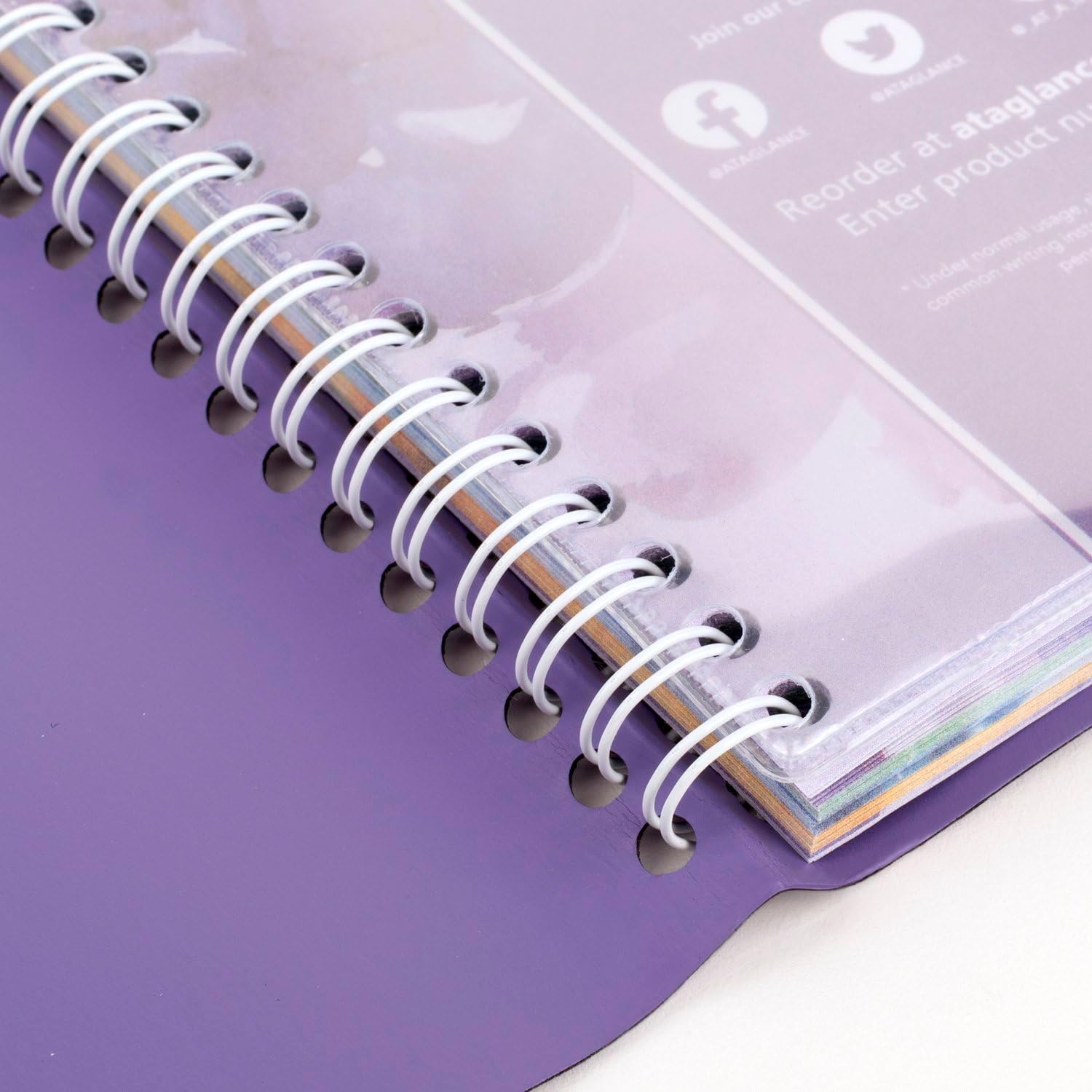AT-A-GLANCE 2025 Appointment Book Planner, Weekly & Monthly, 5-1/2" x 8-1/2", Small, Beautiful Day, Lavender (938P-200-25)