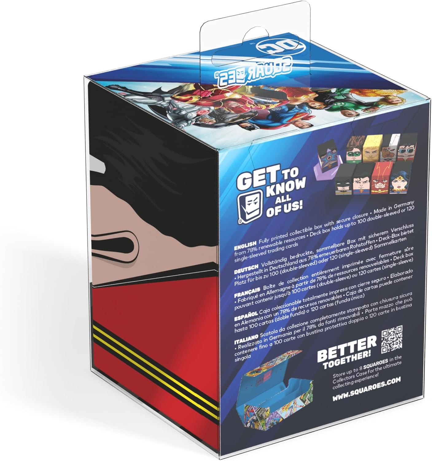 Ultimate Guard - Squaroes - Boulder 100+ - DC Justice League Wave 1 - JL009 - Plastic Man