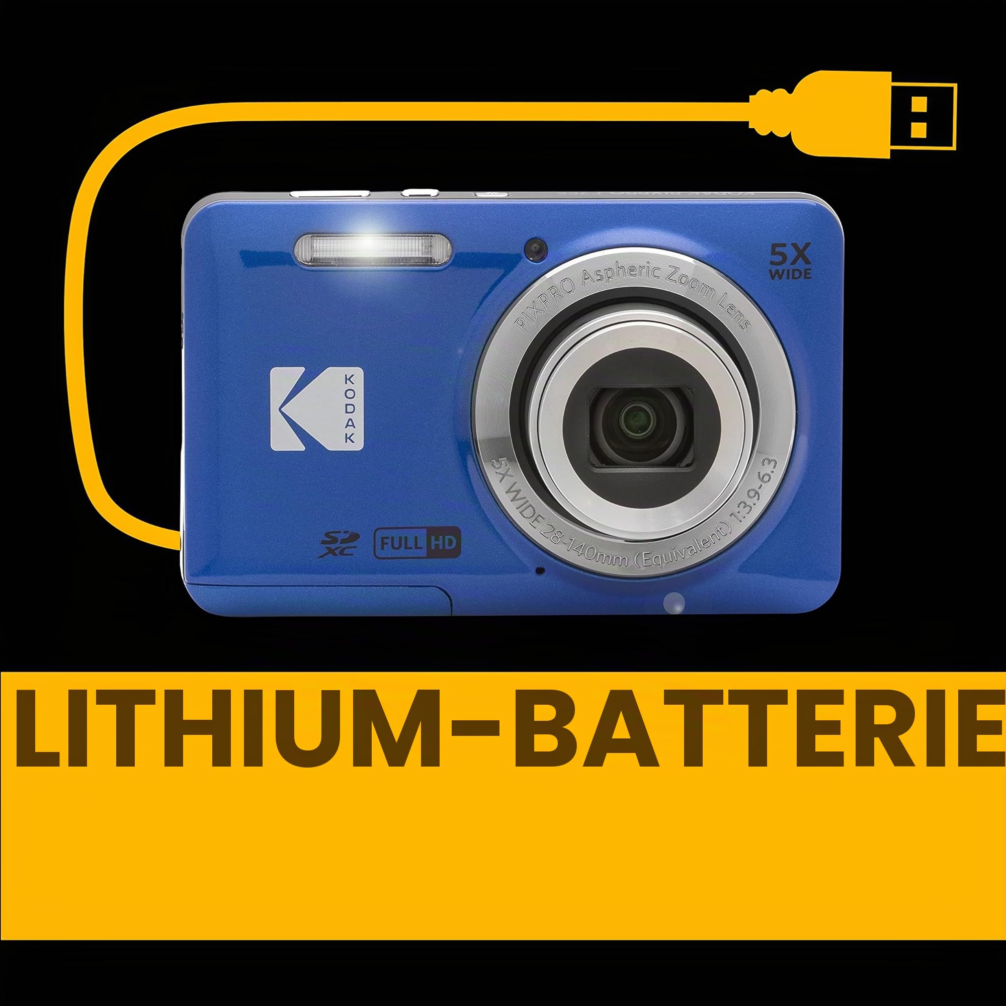 Kodak Pixpro FZ55-16 Megapixel Digitalkamera – Bild 6