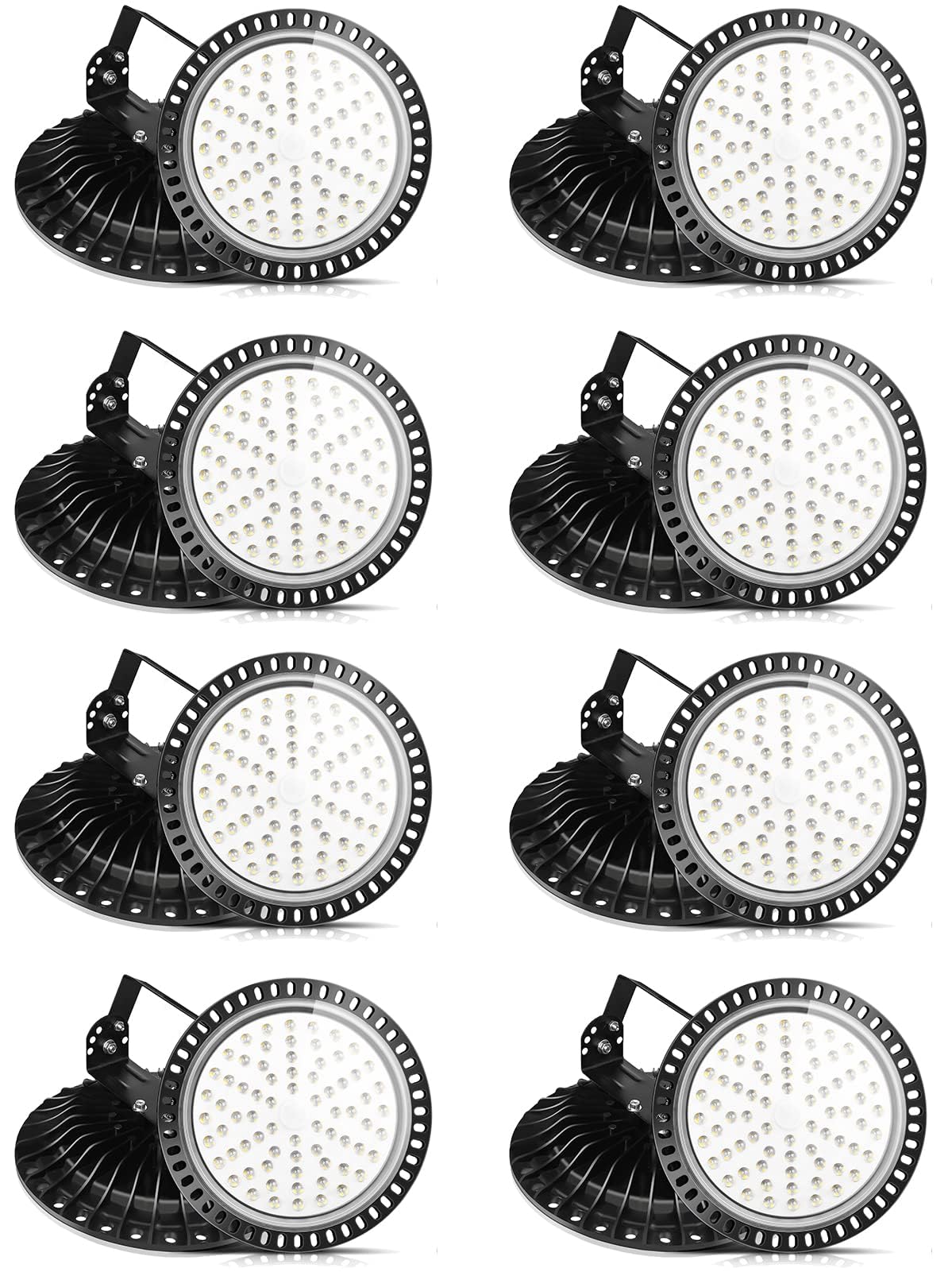 300W UFO Lamps LED High Bay Light IP65 Waterproof LED Lights Commercial Bay Lighting 30000LM 6000K Factory Warehouse