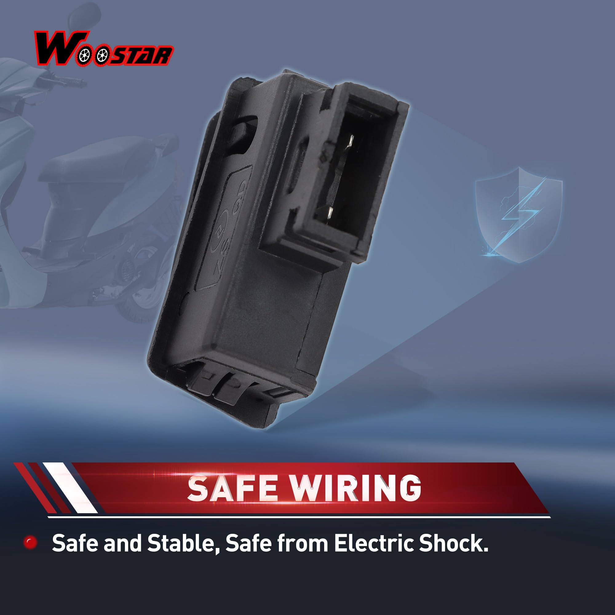 Interruttore Di Accensione A 4 Fili Per Scooter E Moto | Chiave Di Avviamento | Compatibile Con ATV E Dirt Bike - Foto 2