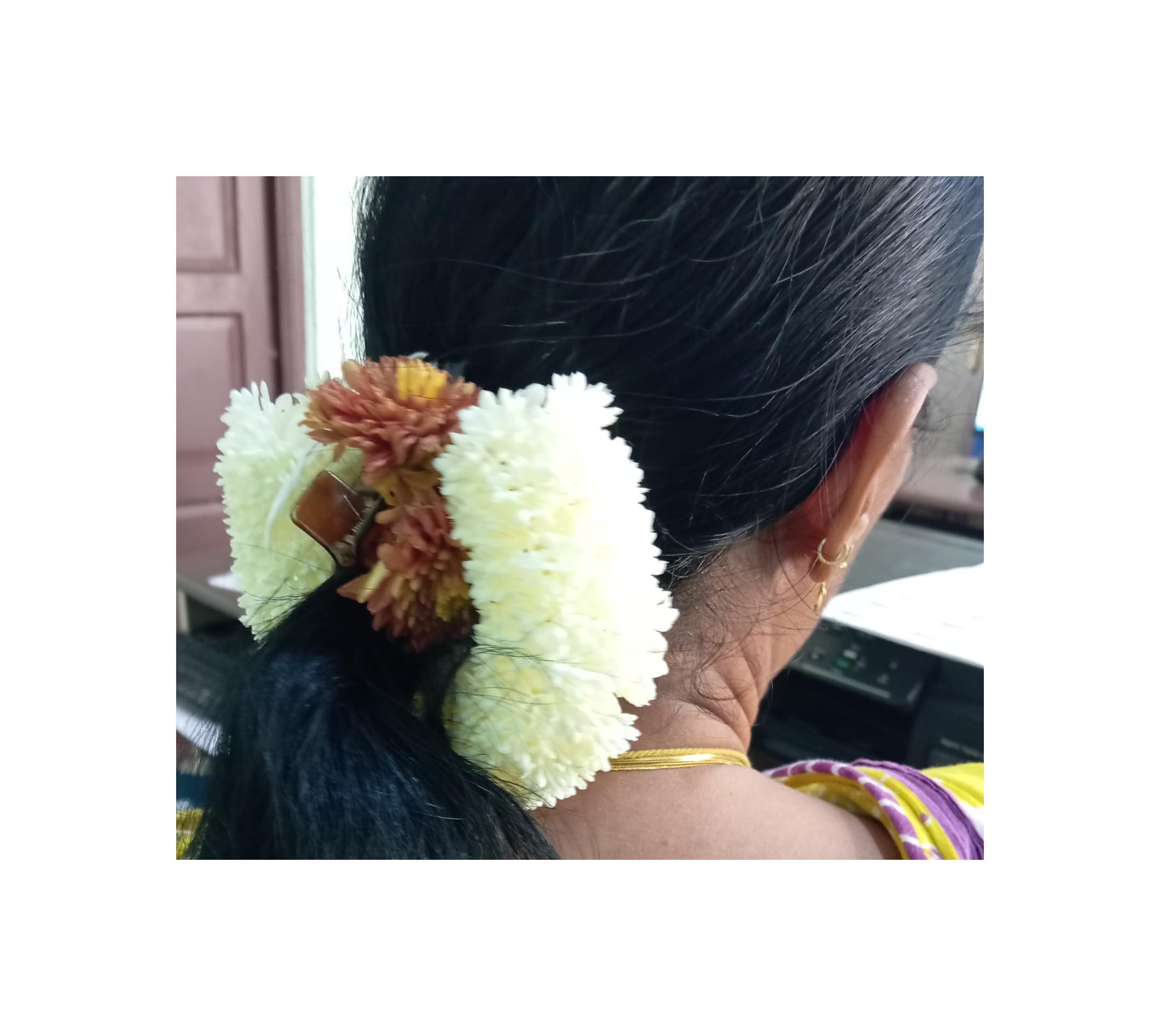 Image secondaire de Guirlande de Fleurs Artificielles Yuktha pour Chignon Juda