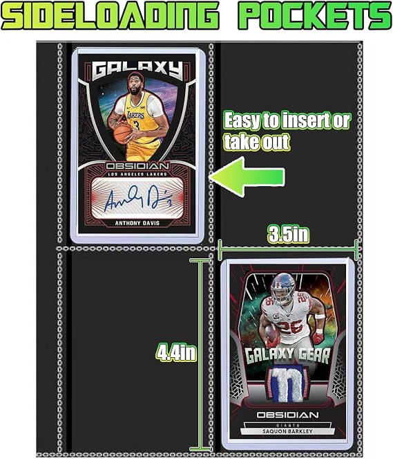 160 Pockets Toploader Binder, Trading Card Binder Zippered Album Holds 3x 4 35PT Toploaders, PU Leather Top Loader Binder with Ringless Double-Sided Pockets for Cards in Toploaders (White)