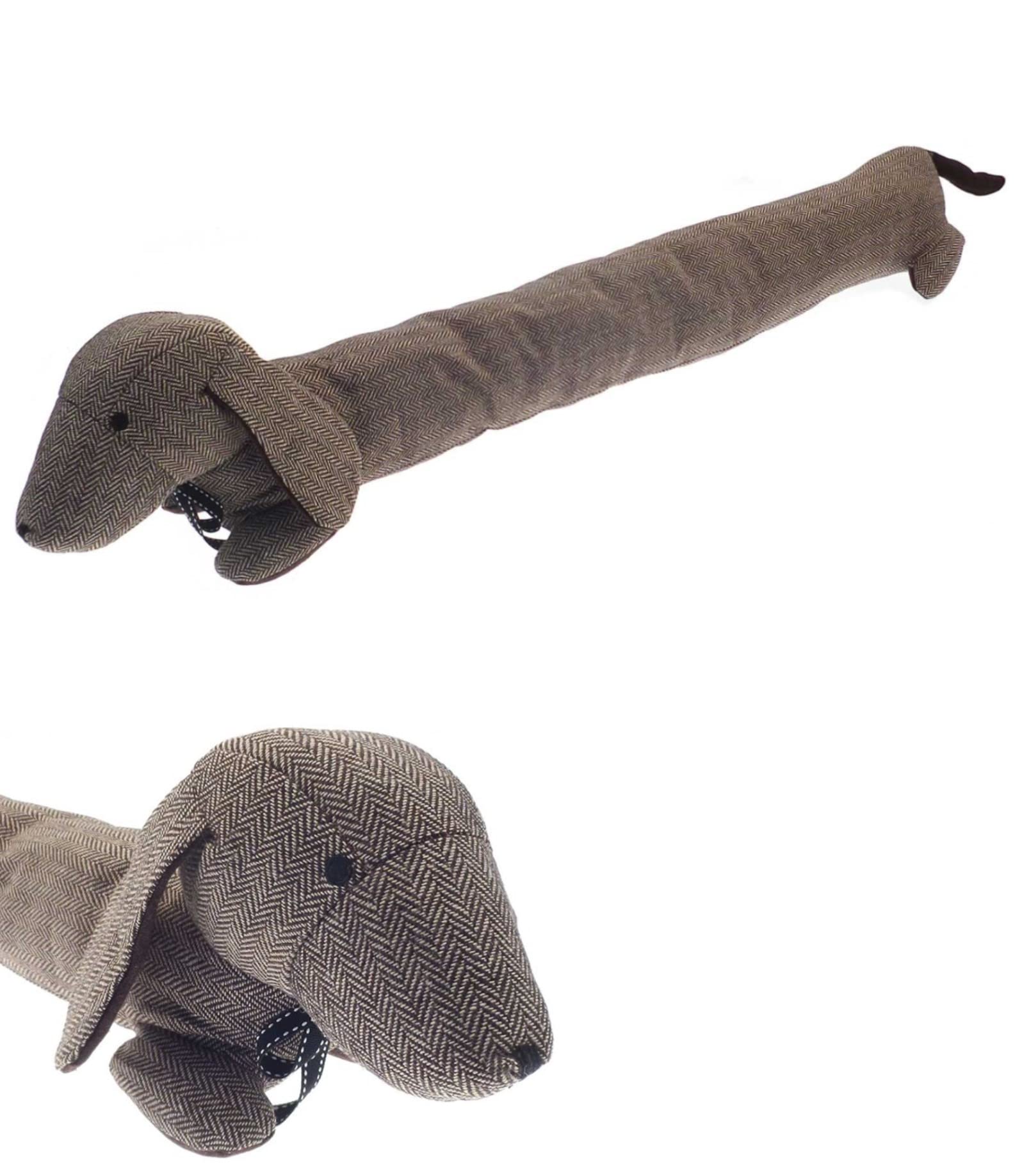 Buy Draft excluder for door bottom Brown Dachshund Dog Draught