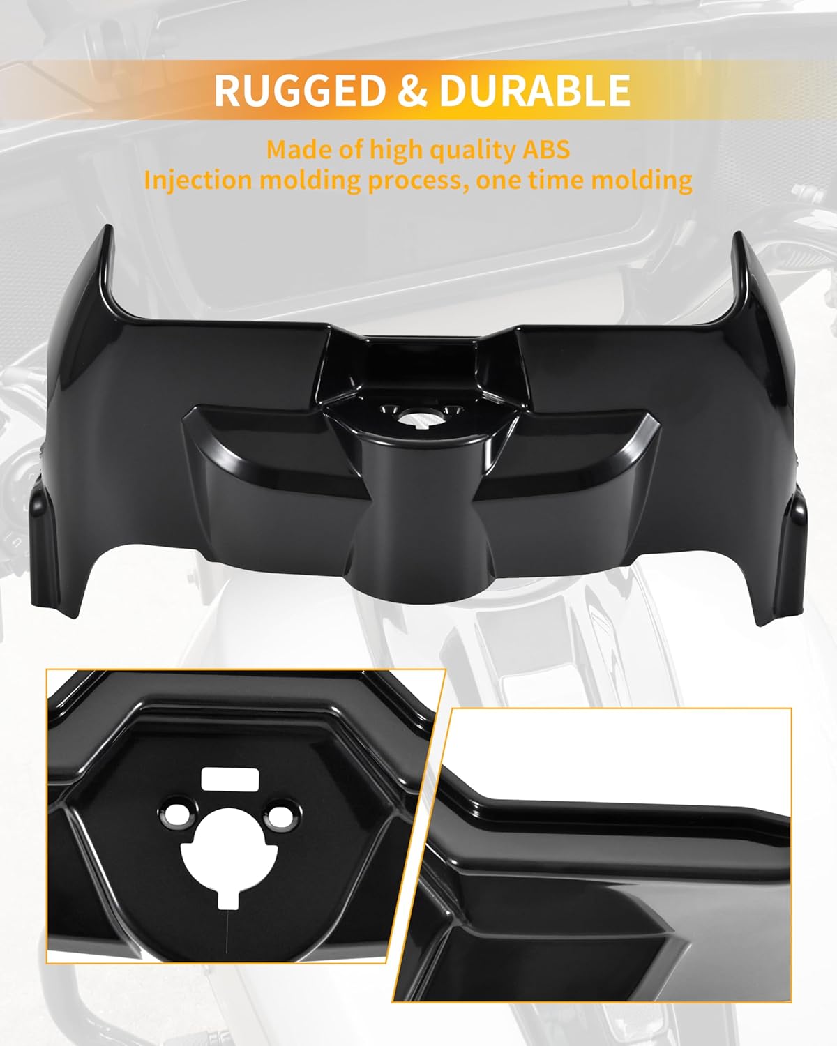 Black Inner Fairing Dash Panel Cover for Harley CVO Street Glide FLHXSE 2023-2025 FLHX 2024-2025 FLHXU 2025 Accessories (No Switch Cover)