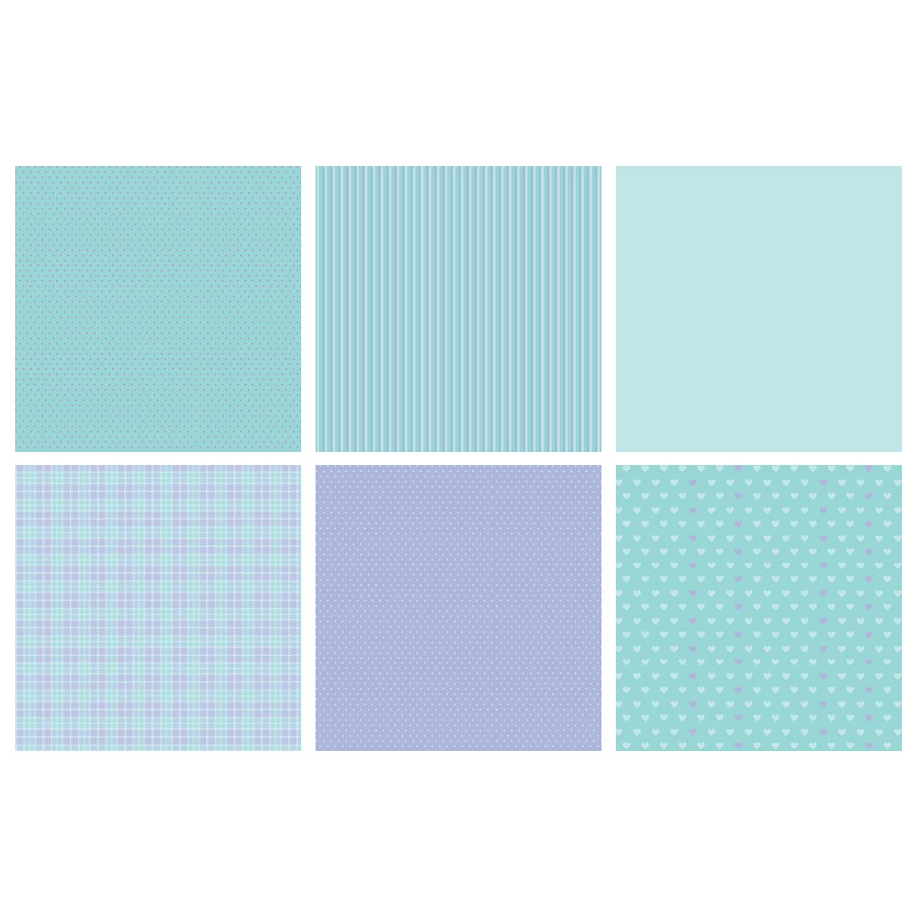 Paper BoutiquePerfect Partners-Combinations-Mint Drops, various, 8 x 8