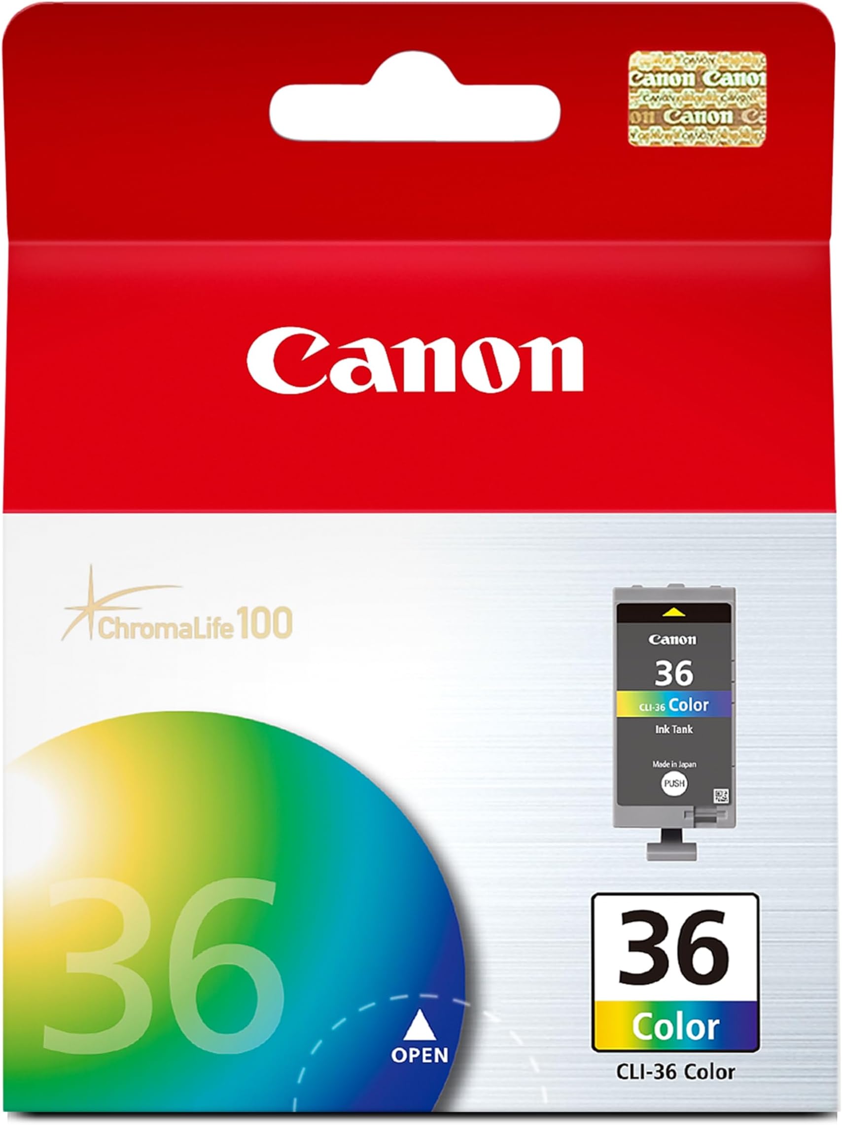 Canon CLI-36 Color Ink Tank Compatible to mini320, mini260, iP100, iP110