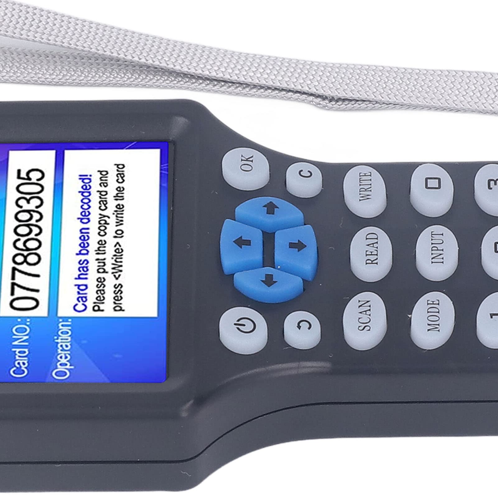 NFC RFID Kartenkopierer Duplicator 125kHz mit UID Schlüsselbund Replikator NFC Tag HD 2.8inch Vollfarbbildschirm Mehrsprachiger Smart Display USB Anschluss