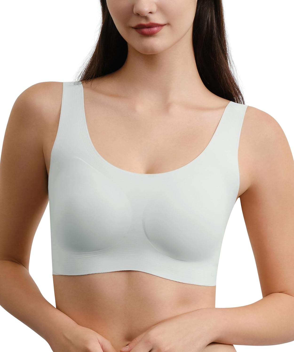 Ubras Seamless Bras for Women Smooth Comfortable Jelly Dot Wireless Bralette Full Coverage Pull On Breathable Bras