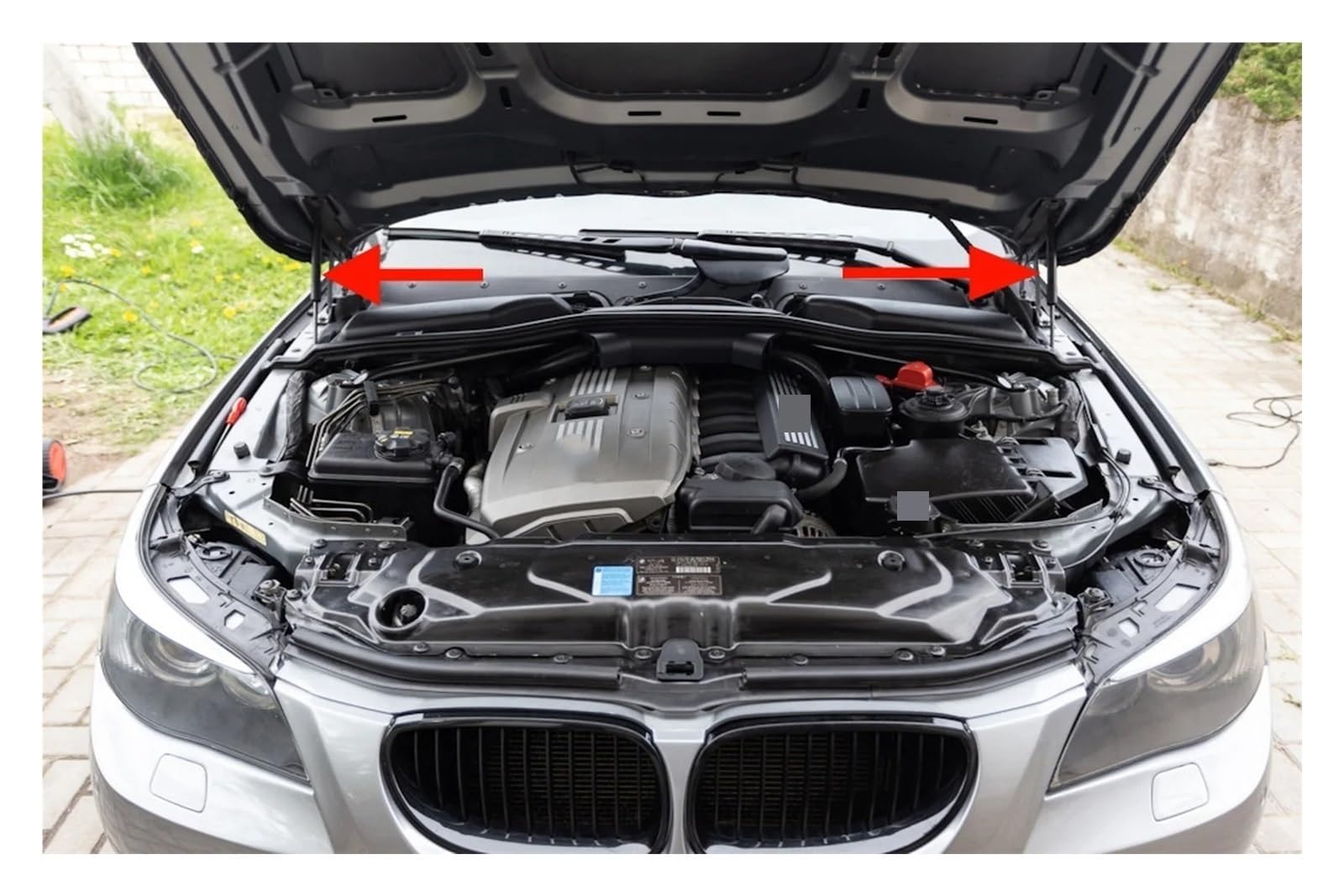 Resorte Gas Capó Motor para BMW Serie 3 E90 E91 E92 E93 2004 2005 2006 2007 2008 2009 2010 2011 2012 2013 51237060550 Amortiguadores De Gas para Capó Delantero Muelle Gas para Capó