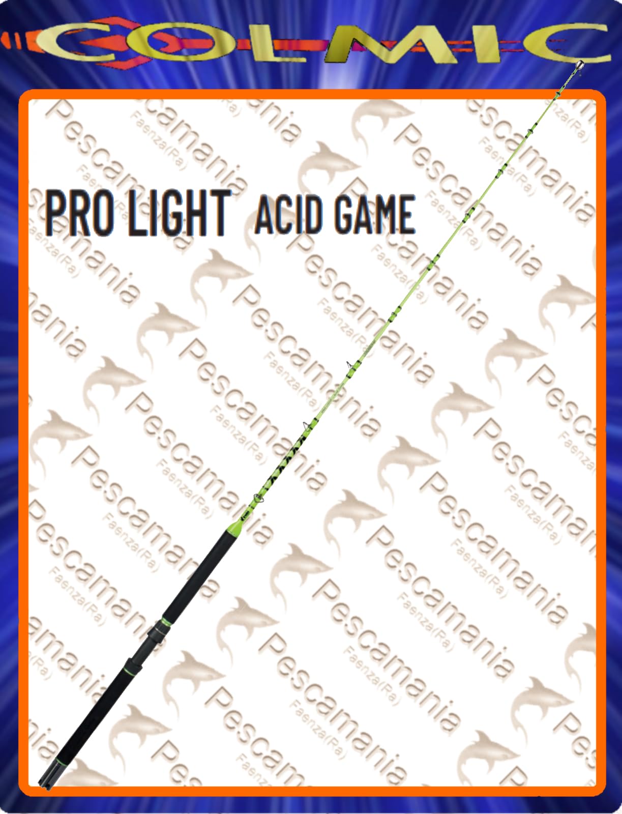 Colmic Canna da Pesca PRO Light Acid Game da Traina dalla Barca
