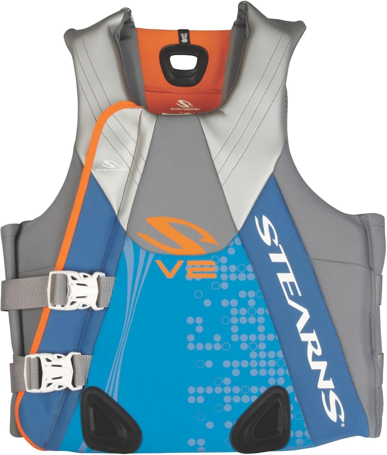 STEARNS Women's V2 Series Abstract Wave Neoprene Life Vest, USCG Approved Type III Life Jacket for Boating, Swimming, Watersports, & More